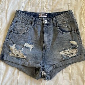 One Teaspoon high waist bandits shorts size 29